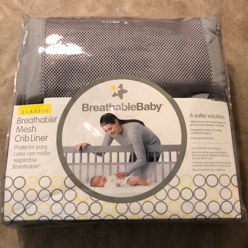 Breathable Mesh Crib Liner